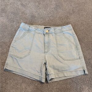 d. jeans Light green Jean Shorts